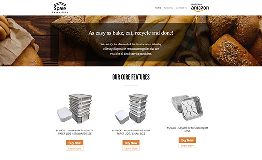 Homepage of Spare Essentials | Aquil Tech Labs